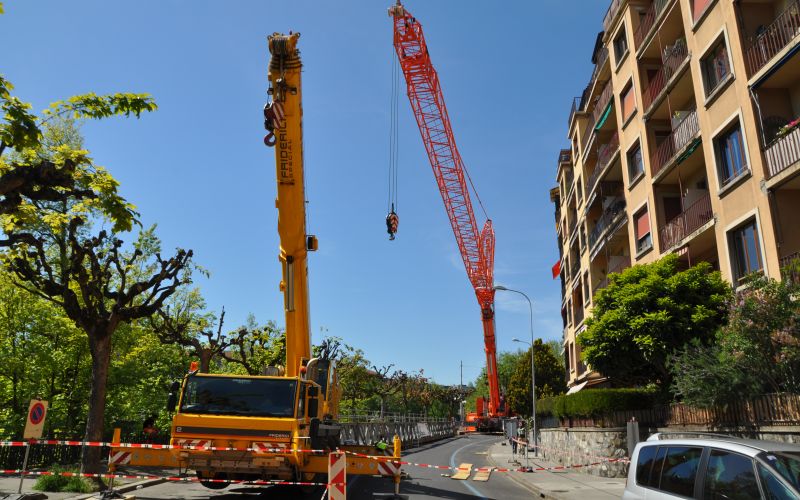 Photo prise lors de la pause de la passerelle 2